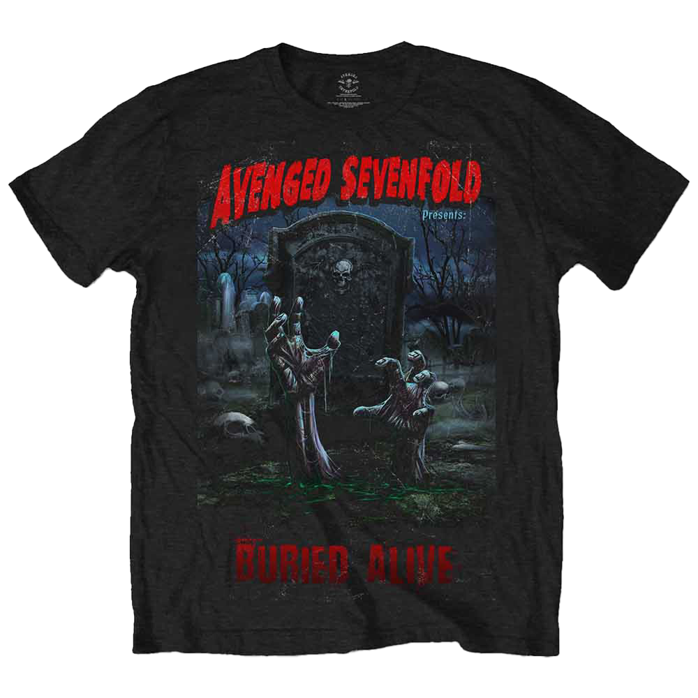 AVENGED SEVENFOLD Buried Alive Tour 2012 T-Shirt