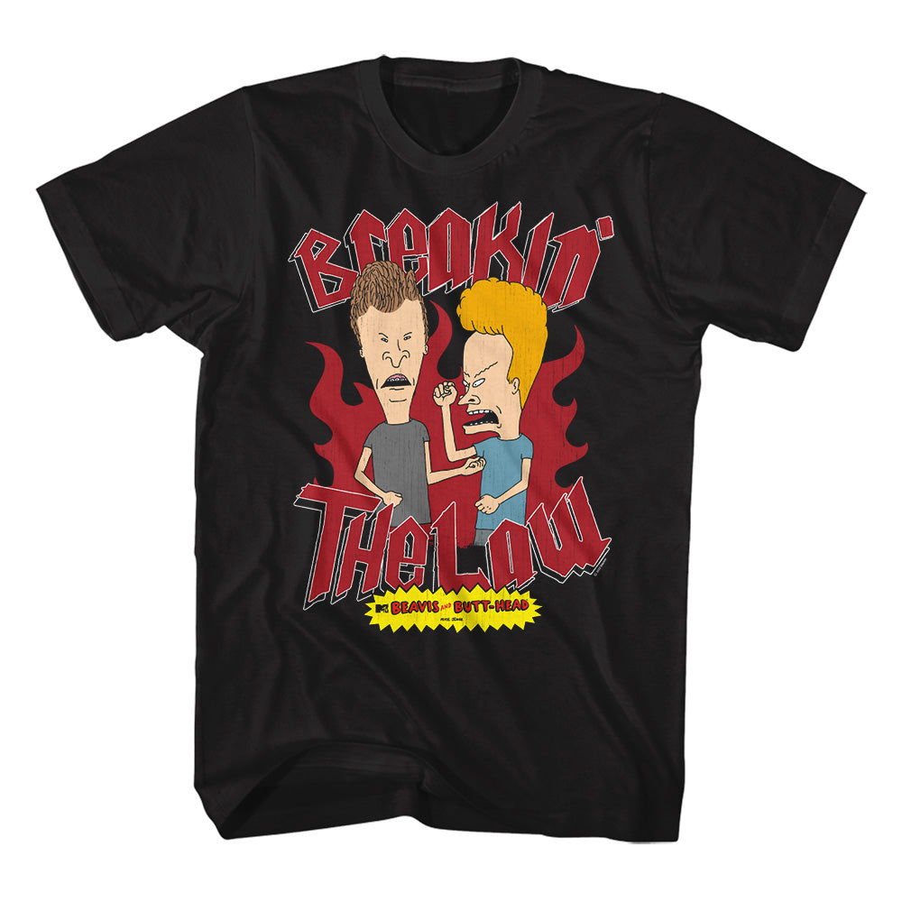 Beavis and Butt-head Breakin' The Law T-Shirt