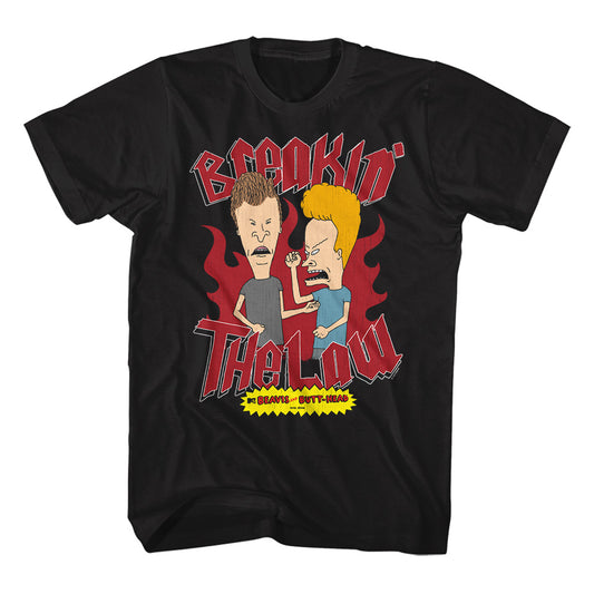 Beavis and Butt-head Breakin' The Law T-Shirt