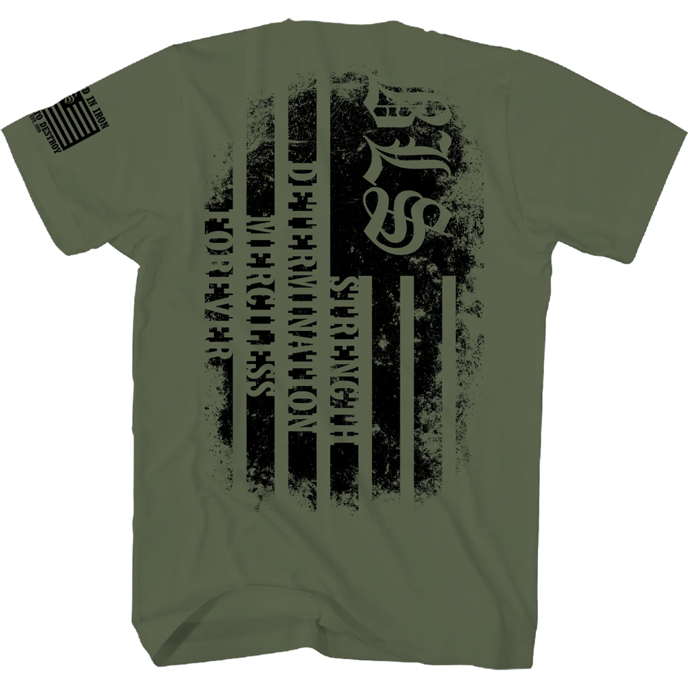 BLACK LABEL SOCIETY Army Green Scull T-Shirt