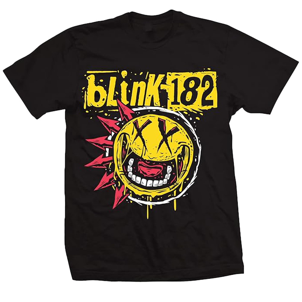 BLINK-182 Punk Smiley T-Shirt