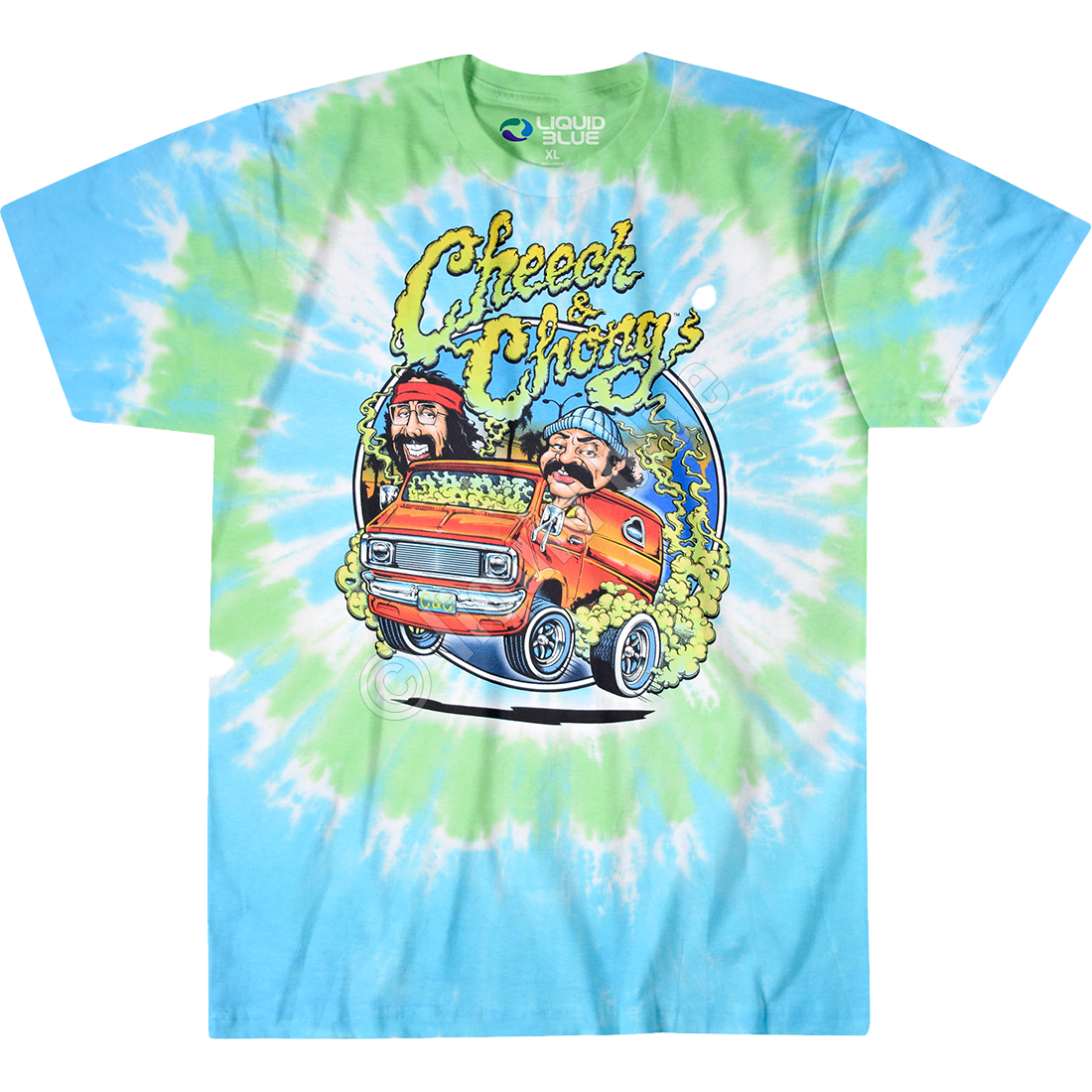CHEECH AND CHONG Smokin' Ride Tie Dye t-shirt