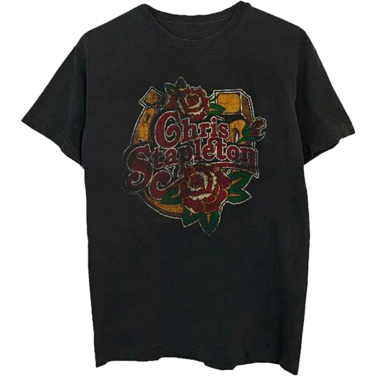 Chris Stapleton Horseshoe Roses T-Shirt