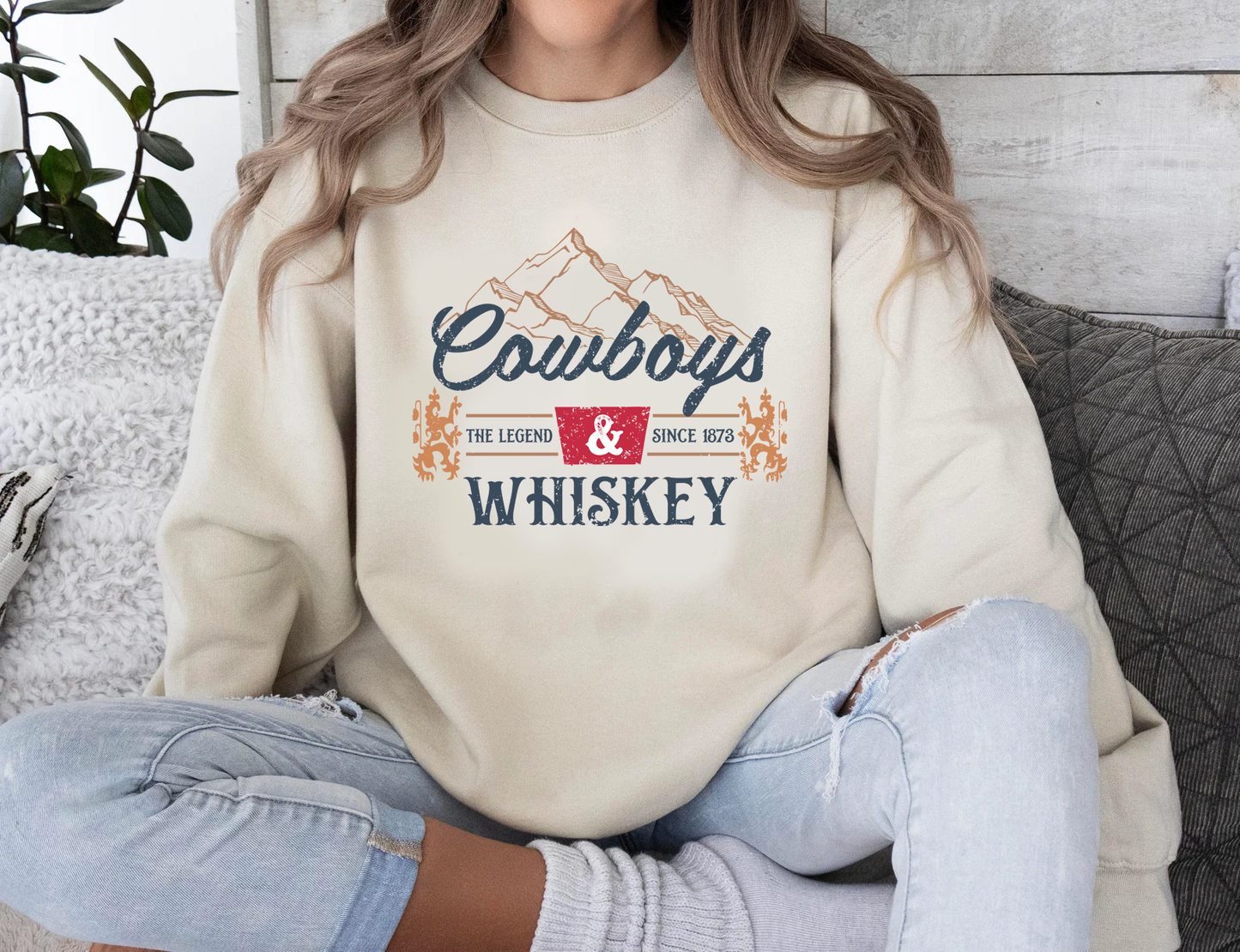 Cowboys & Whiskey Sweatshirt