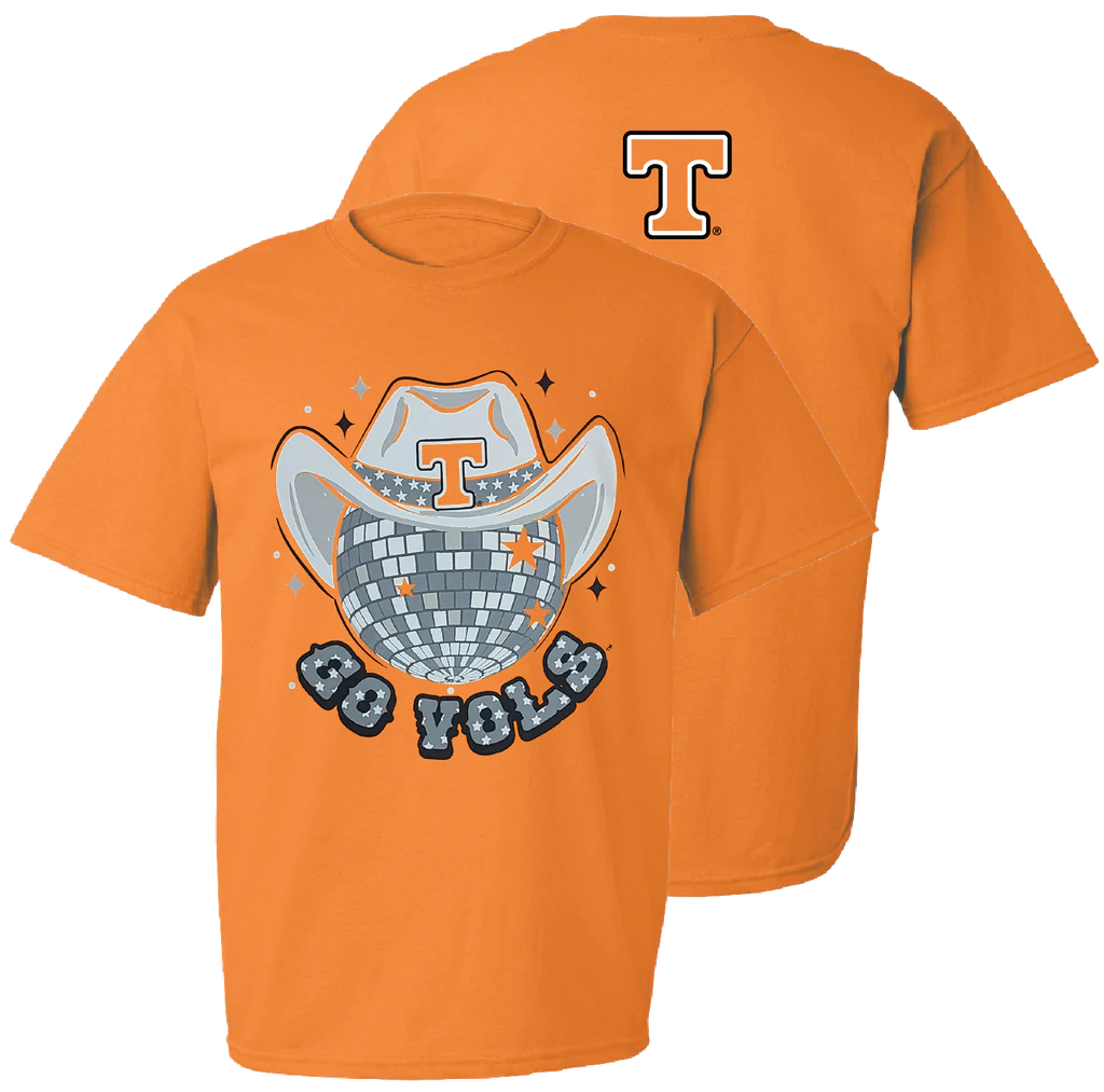 Tennessee Go Vols Disco TN Orange T-Shirt