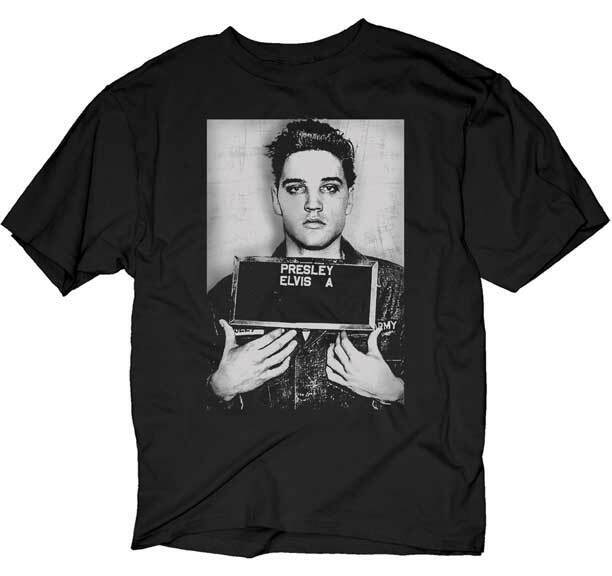 ELVIS PRESLEY US Army Draft Photo T-Shirt