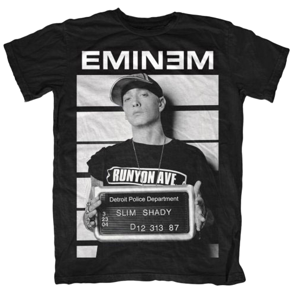 EMINEM Slim Shady Mugshot T-Shirt