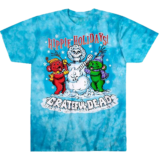 GRATEFUL DEAD Hippie Holidays Tie-Dye T-Shirt