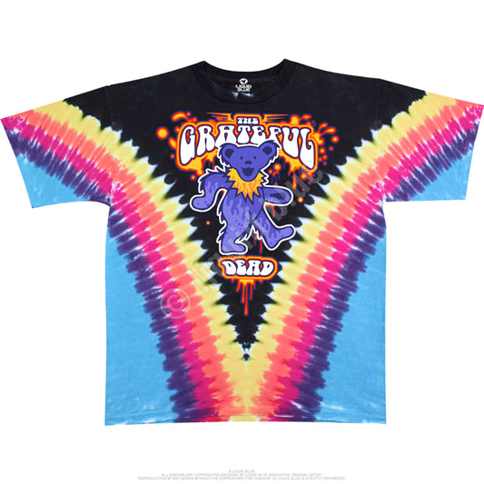 GRATEFUL DEAD Liquid Bear V Tie-Dye T-Shirt