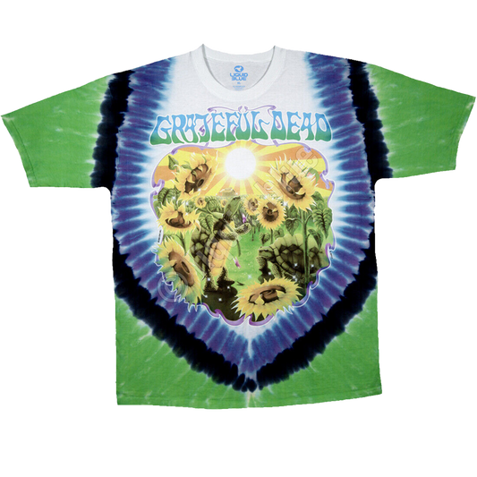 GRATEFUL DEAD Sunflower Terrapin Tie-Dye T-Shirt