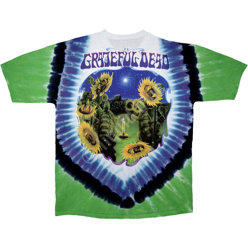 GRATEFUL DEAD Sunflower Terrapin Tie-Dye T-Shirt