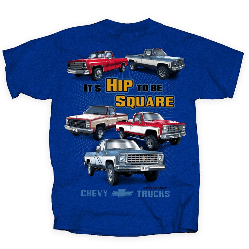 Chevy Trucks Hip to Be Square T-Shirt