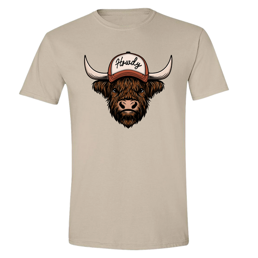 Howdy Highland Cow T-Shirt
