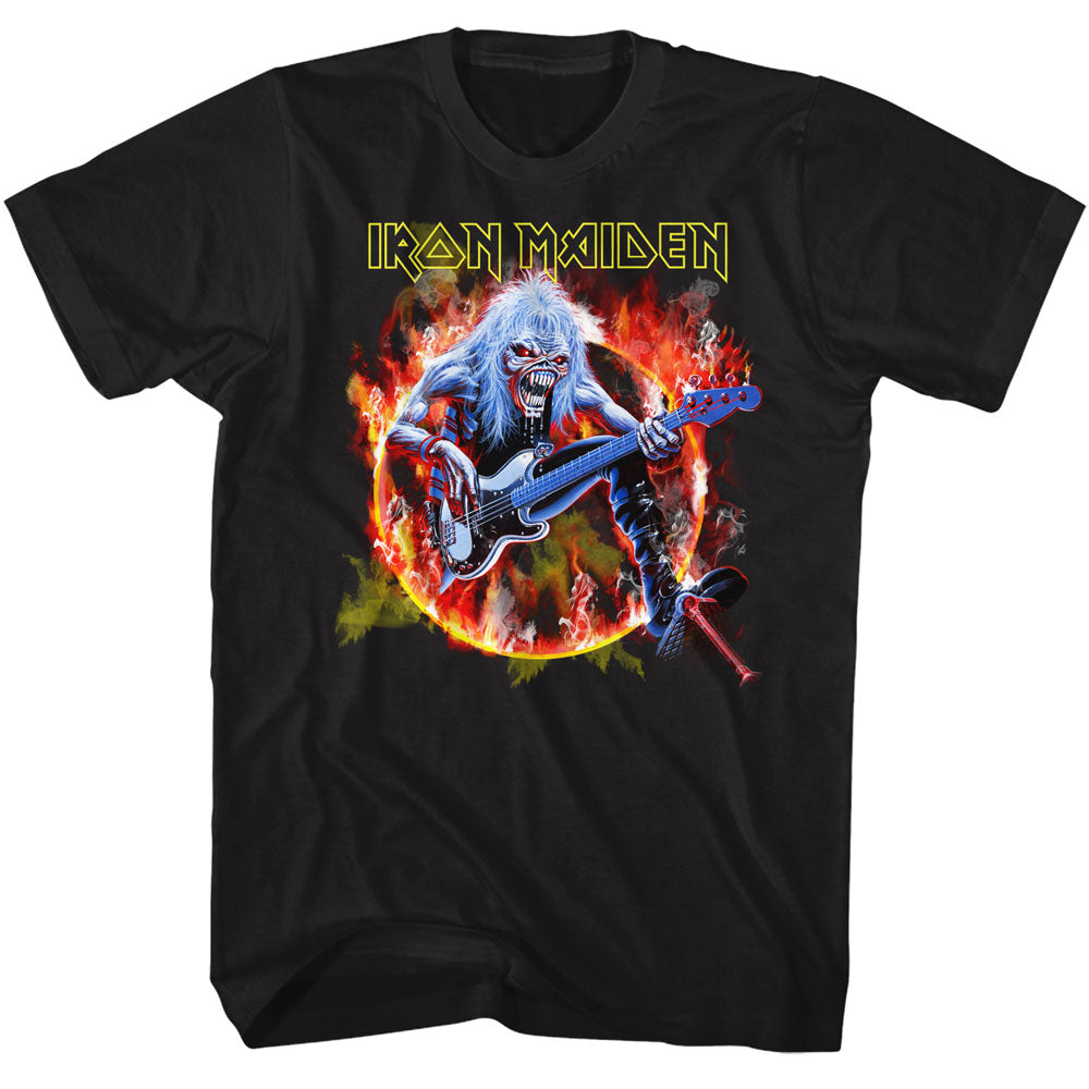 IRON MAIDEN Eddie Flaming Circle T-Shirt