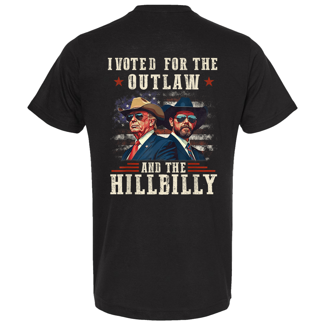 I Voted For The Outlaw And The Hillbilly Trump Vance T-Shirt