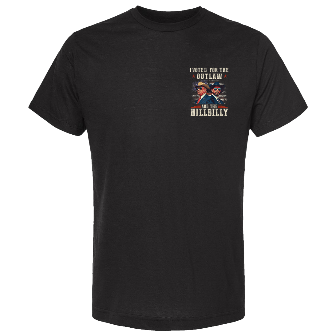 I Voted For The Outlaw And The Hillbilly Trump Vance T-Shirt