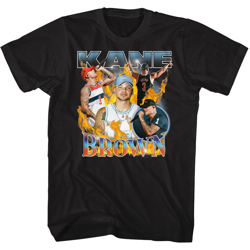 Kane Brown Fire Multi Image T-Shirt