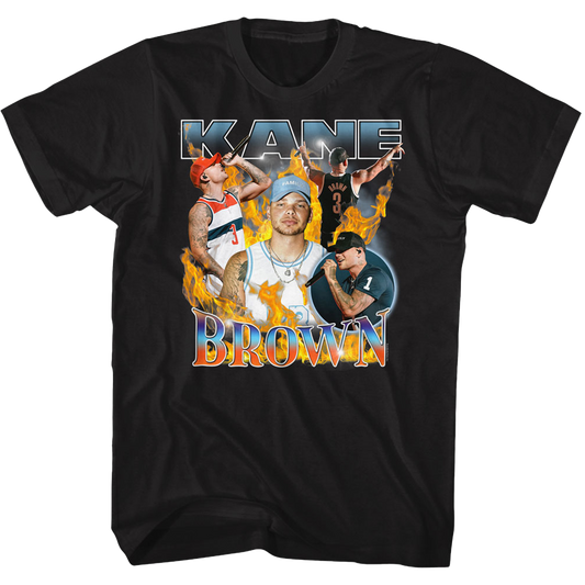 Kane Brown Fire Multi Image T-Shirt