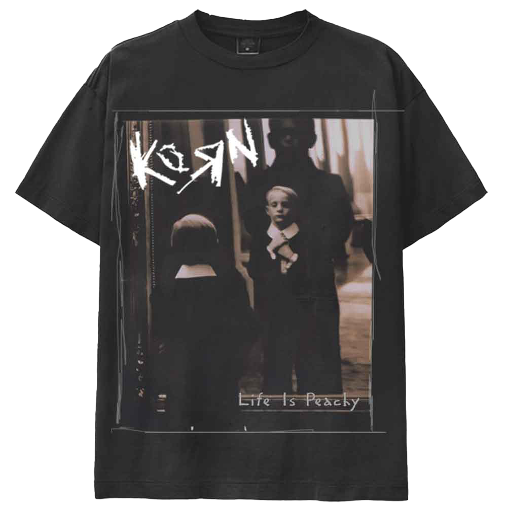 KORN Vintage 1996 Life is Peachy Album Cover T-Shirt