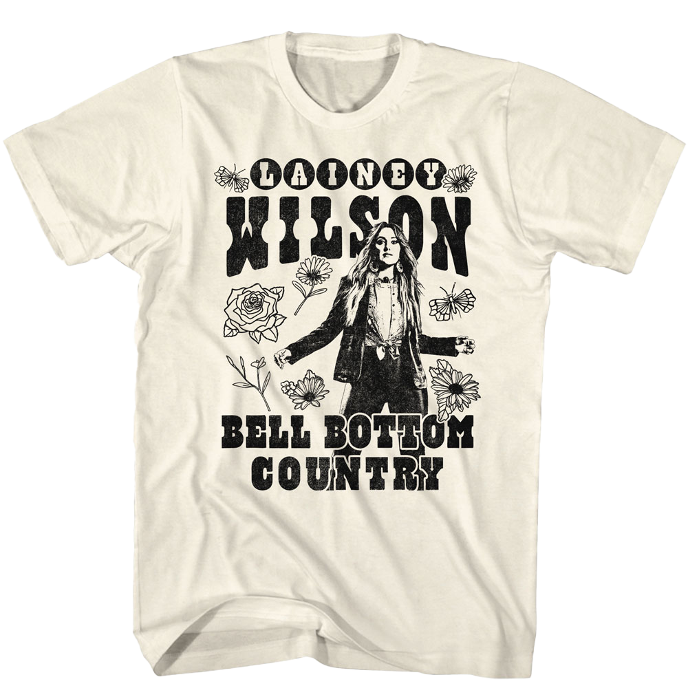 LAINEY WILSON Floral Bell Bottom Country T-Shirt