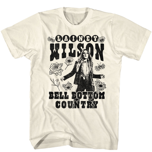 LAINEY WILSON Floral Bell Bottom Country T-Shirt