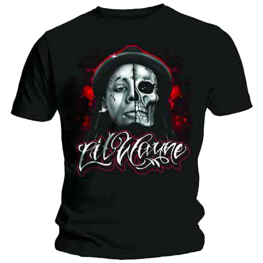 LIL WAYNE Skull Sketh T-Shirt