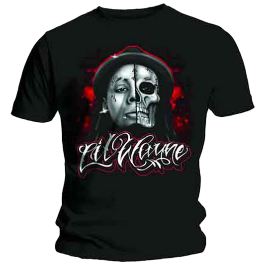 LIL WAYNE Skull Sketh T-Shirt