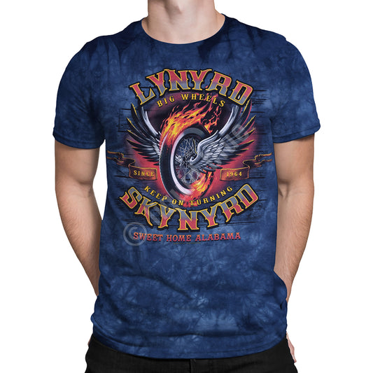 LYNYRD SKYNYRD Big Wheels Tie-Dye T-Shirt