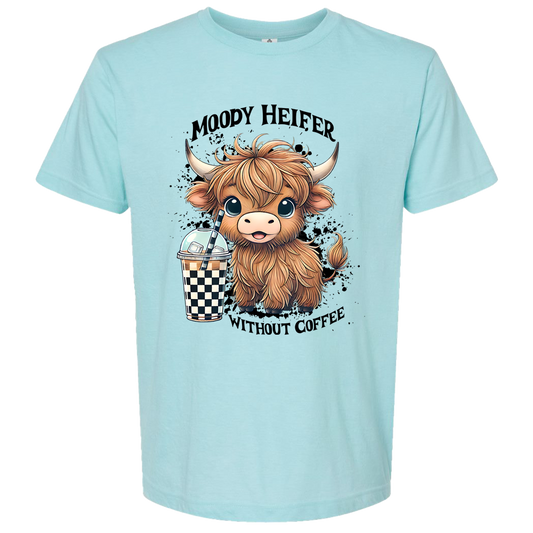 Moody Heifer Without Coffee T-Shirt
