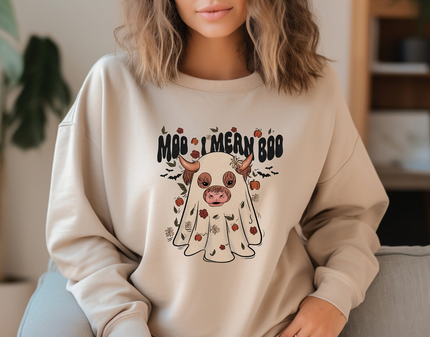 MOO I mean BOO Sweatshirt