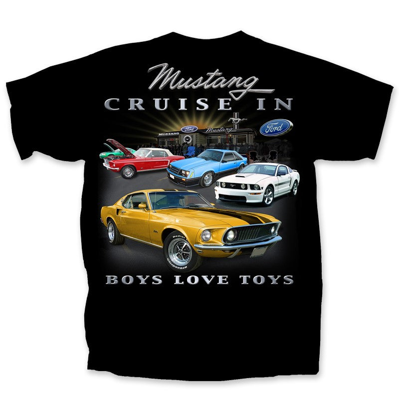 Ford Mustang Boys Love Toys T-Shirt