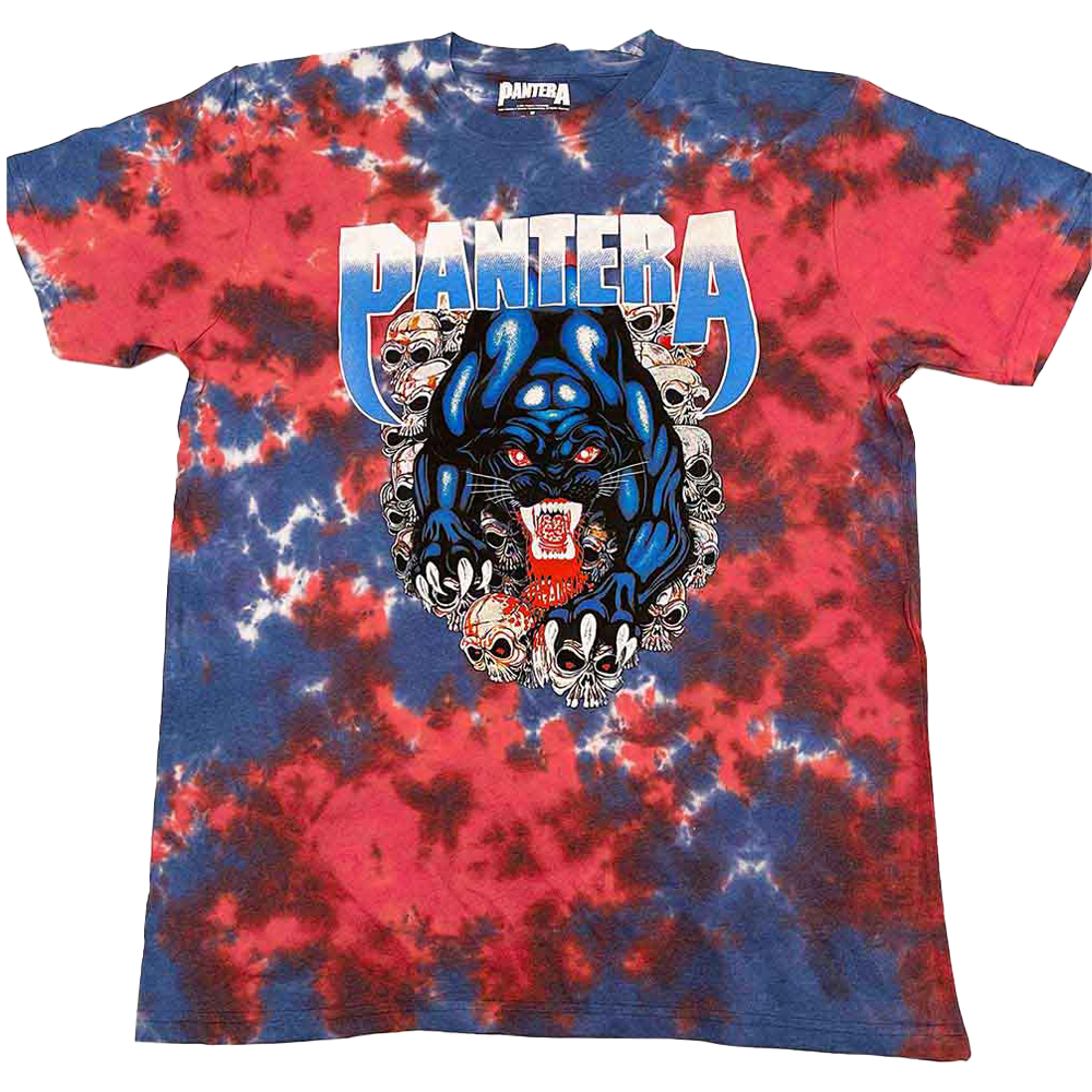 PANTERA Panther Tie- Dye Wash T-Shirt