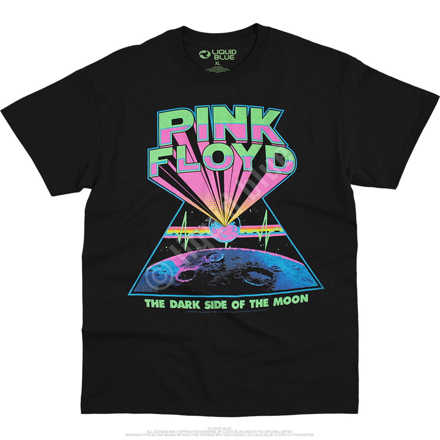 PINK FLOYD Dark Side of the Moon Blacklight T-Shirt