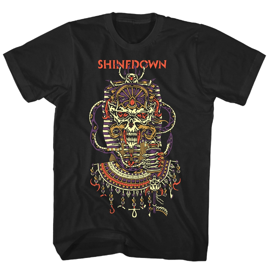 SHINEDOWN Planet Zero Skull T-Shirt