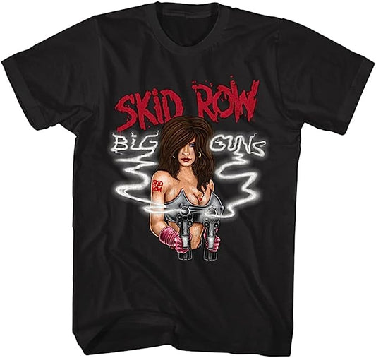 SKID ROW Big Guns 1990 Album Cover T-Shirt