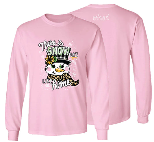 There is Snow Place Like Home Snowman Shirt