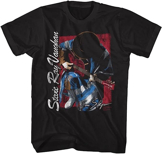 Stevie Ray Vaughan Playing the Guitar T-Shirt