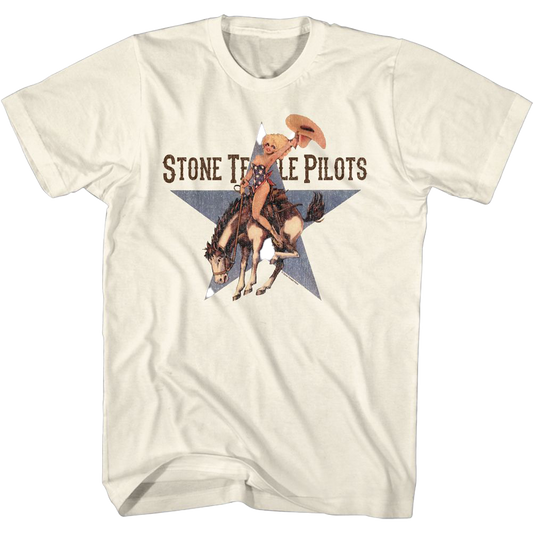 STONE TEMPLE PILOTS  Riding Branco T-Shirt