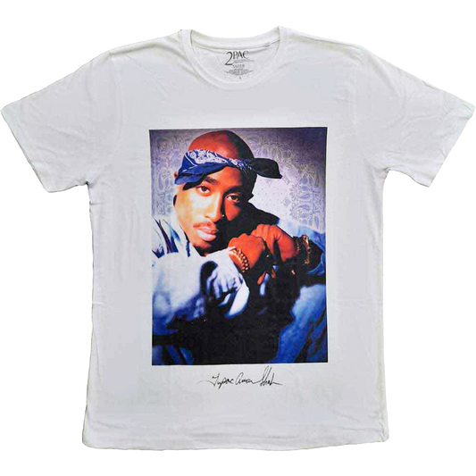 TUPAC Blue Bandana T-Shirt