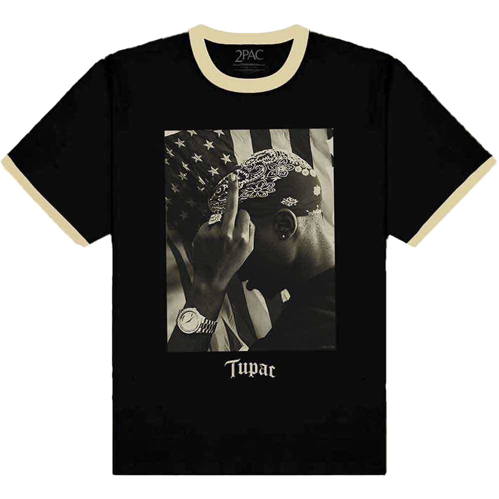 TUPAC Middle Finger T-Shirt