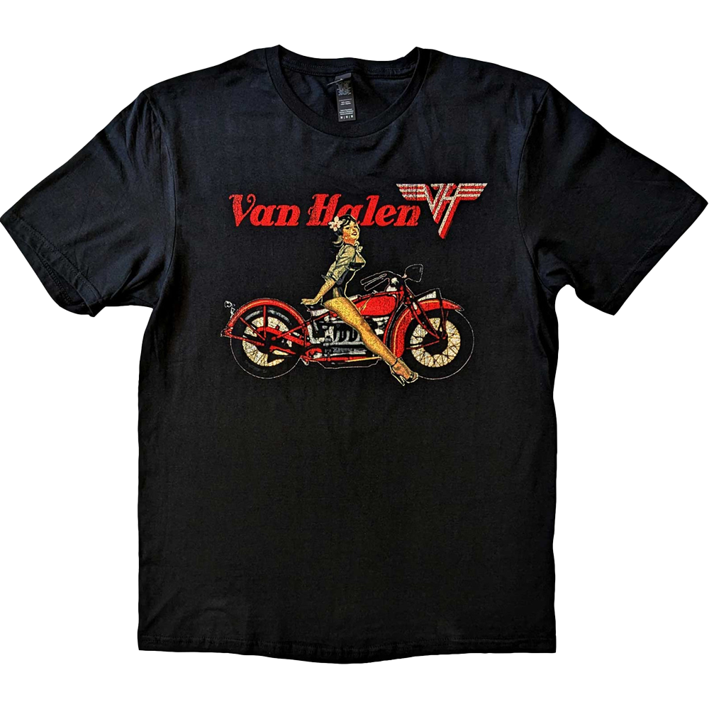 VAN HALEN Pin Up Motorcycle T-Shirt