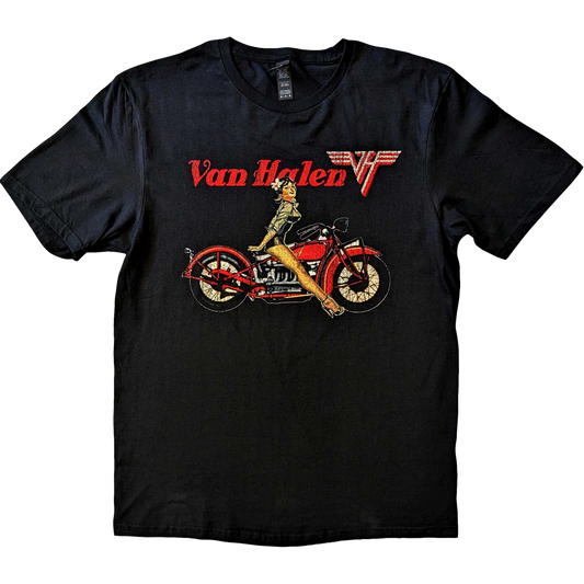 VAN HALEN Pin Up Motorcycle T-Shirt