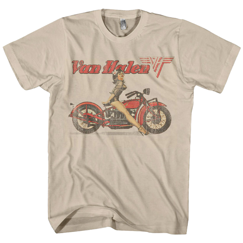 VAN HALEN Biker Pin-Up t-shirt