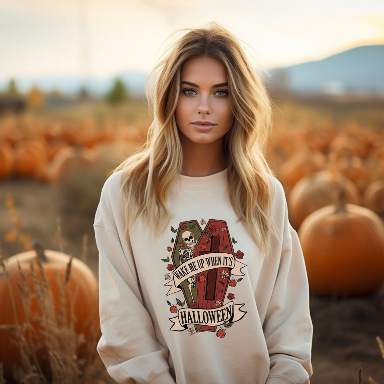 Wake Me Up When It's Halloween Sweatshirt