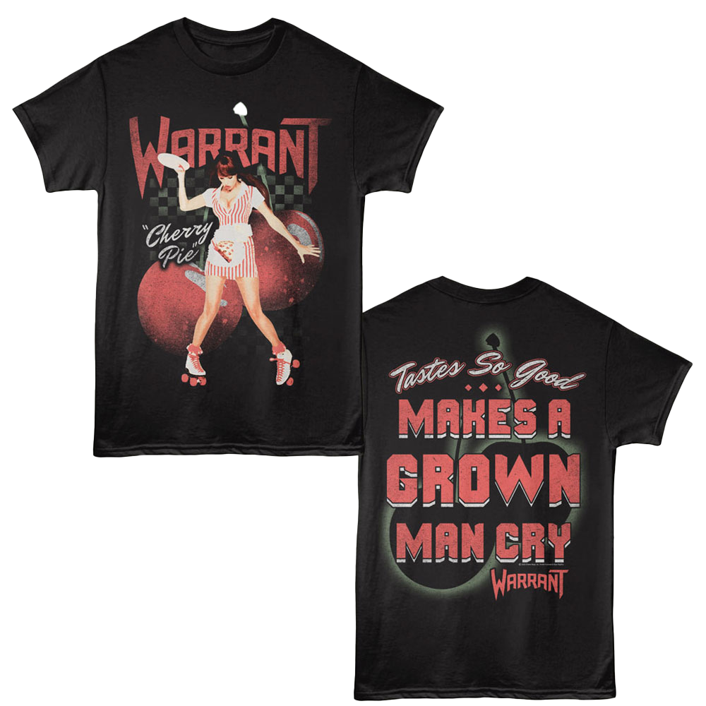WARRANT Cherry Pie Double Sided T-Shirt