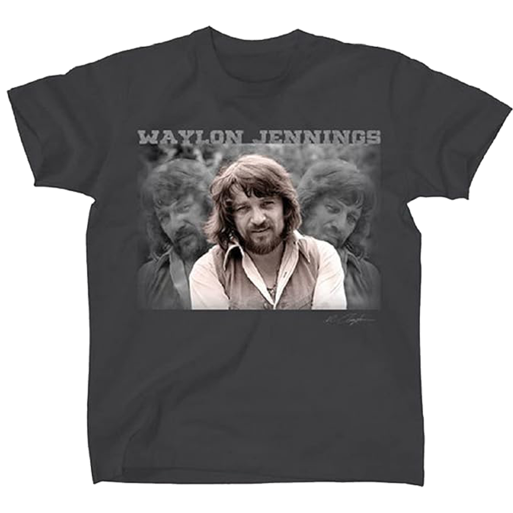 WAYLON JENNINGS Photo T-Shirt