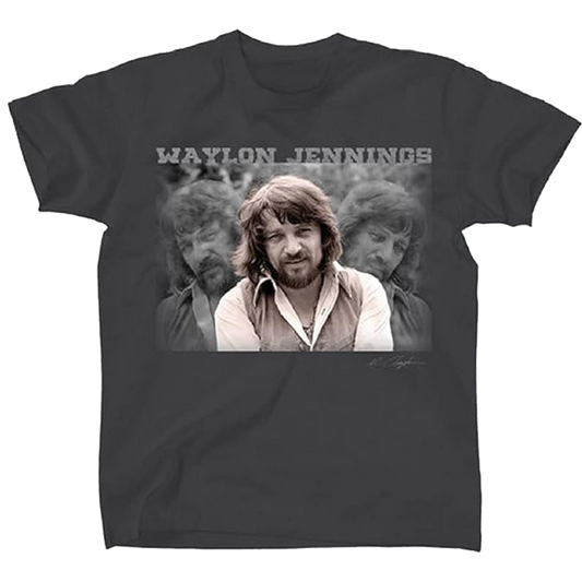 WAYLON JENNINGS Photo T-Shirt