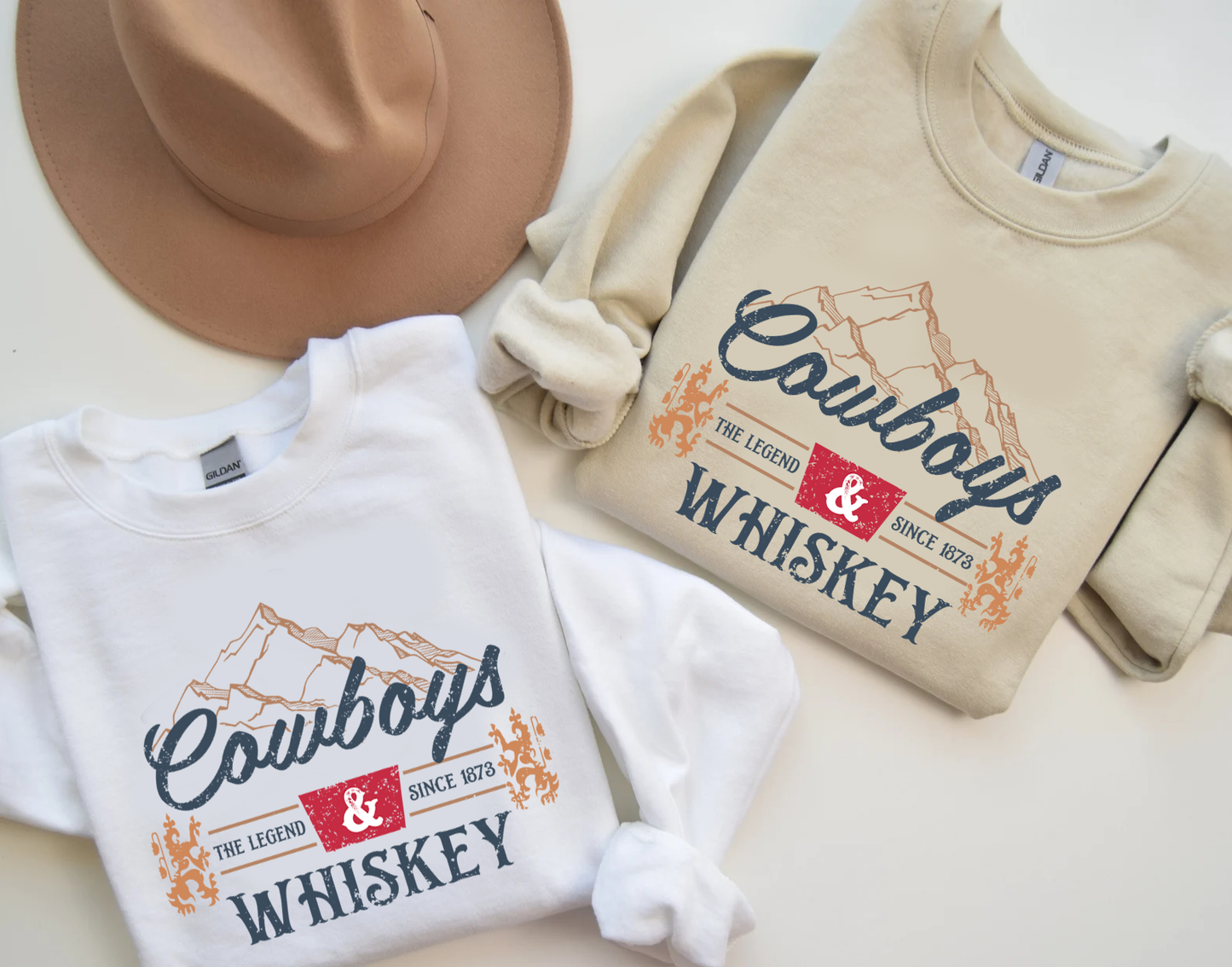 Cowboys & Whiskey Sweatshirt