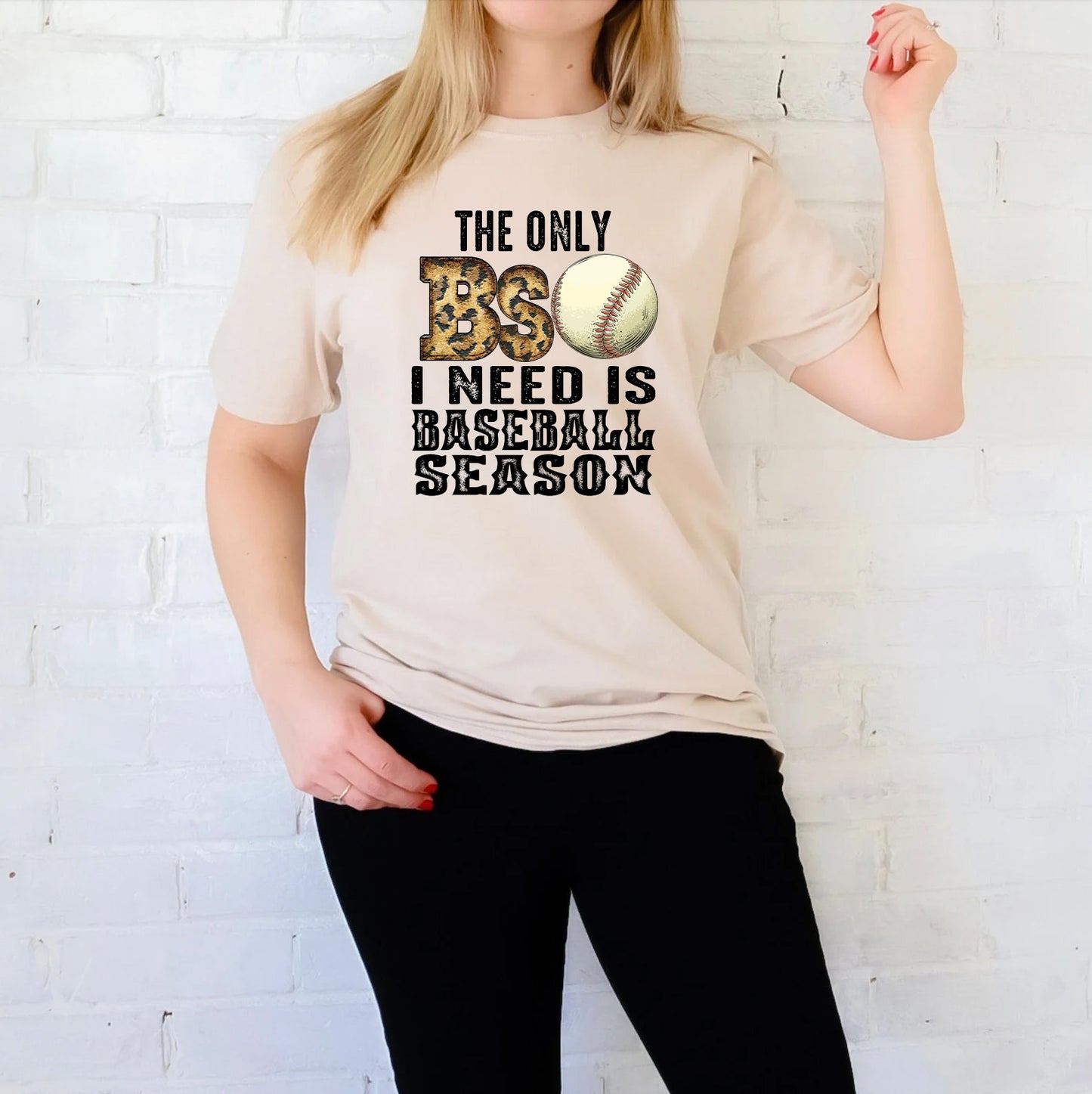 The only BS I need is baseball season t-shirt