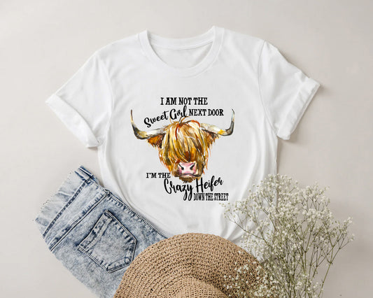 I'm the crazy heifer t-shirt